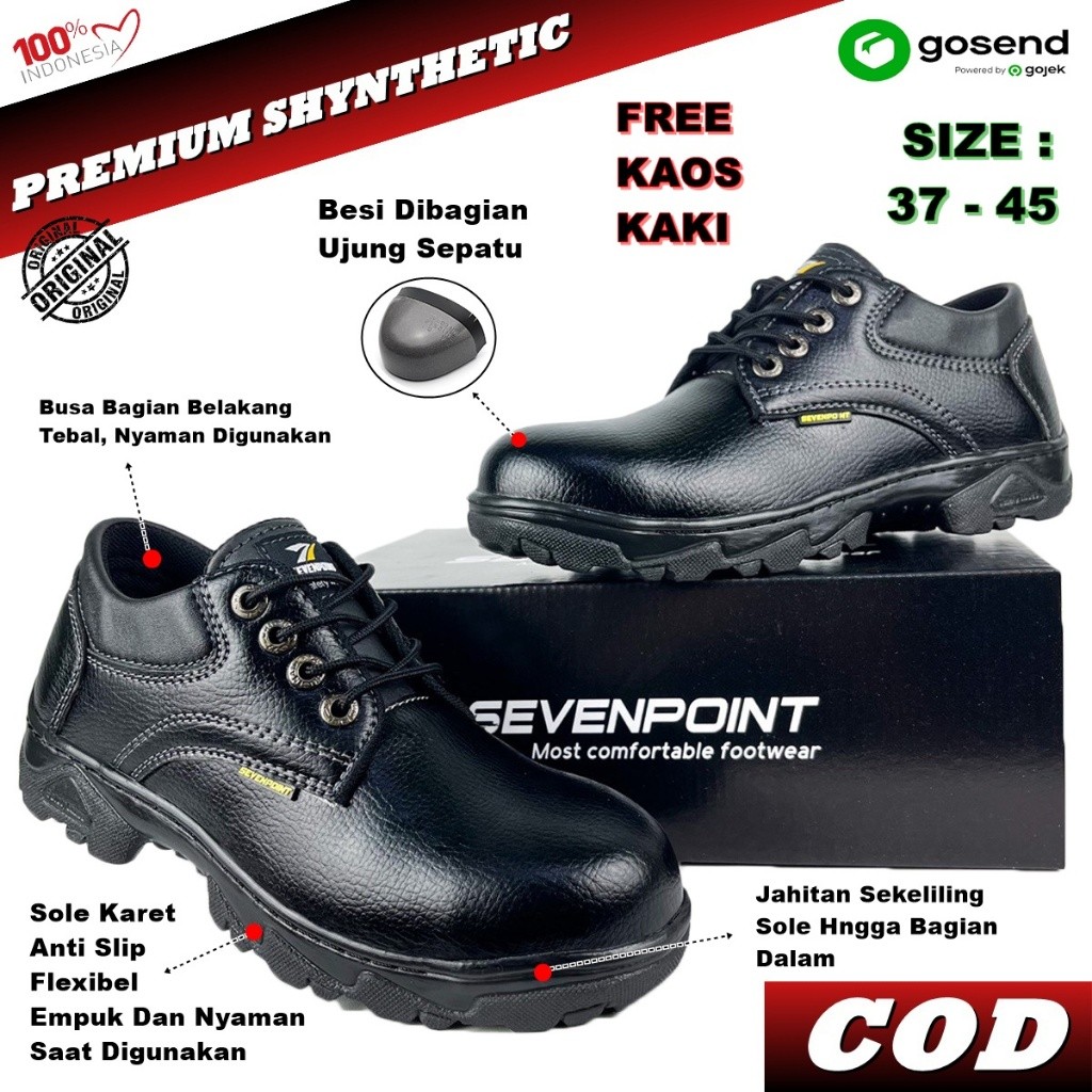 PROMO SPESIAL Sepatu Safety Pria Wanita Original sefty shoes proyek kerja lapangan Sefti Kitchen Sav