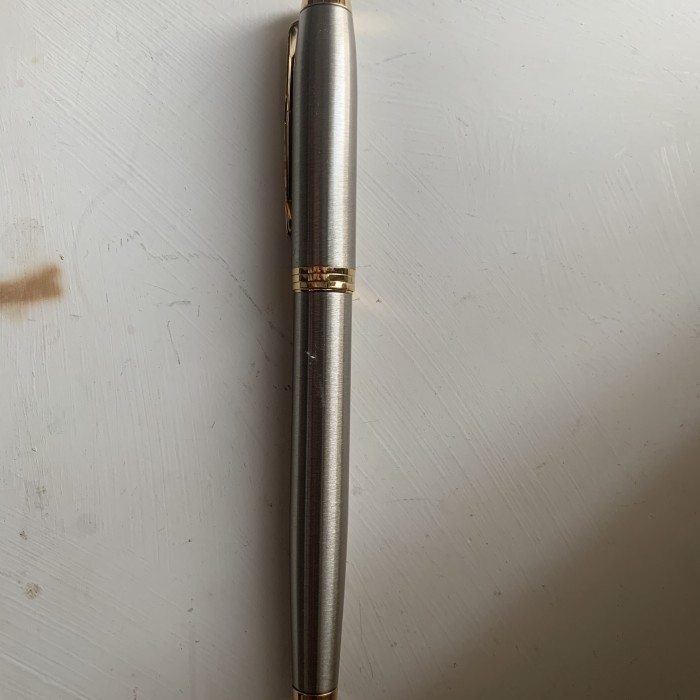 

[Promo]-BEST SELLER pen silver gold lis silver original