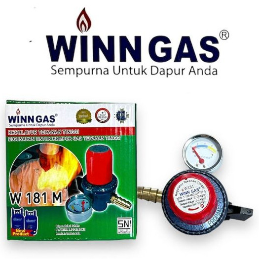 Regulator Tekanan Tinggi Winn Gas Meter W 181 M High Pressure Regulator WIN GAS WINNGAS W181M