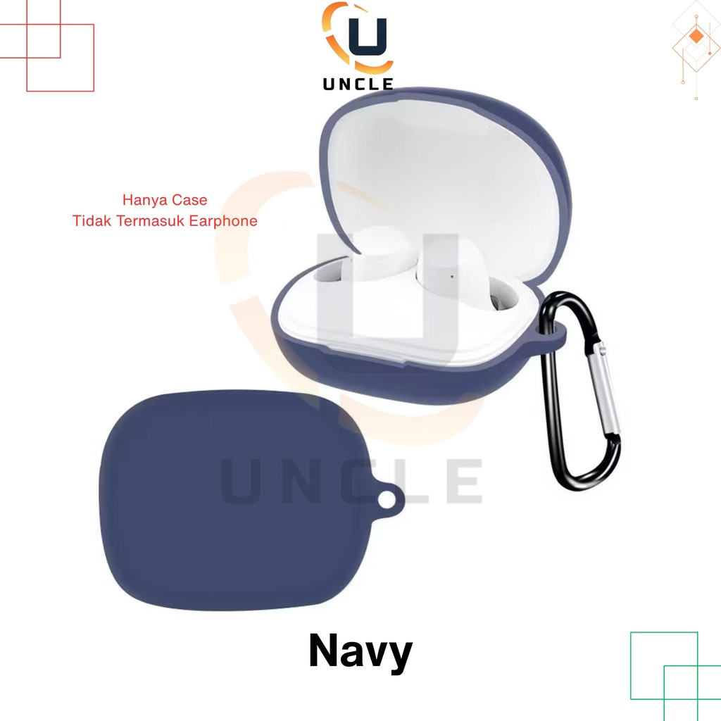 Case Casing Cover Pelindung Silicone EDIFIER X3s Plus + Carabiner Uncle.id