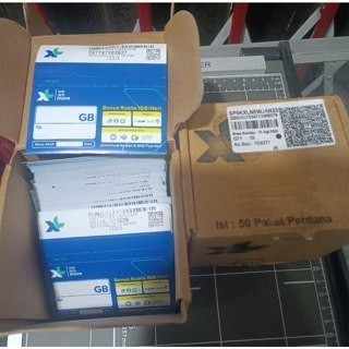 Kartu Perdana XL Kosongan SP XL  exp 2027 1 Box