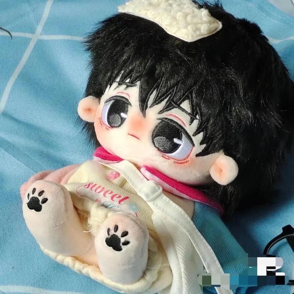 20cm Animation Jujutsu Kaisen Stuffed Cotton Doll Toys Kawaii Okkotsu Yuta Dress-up Cotton Doll Gift