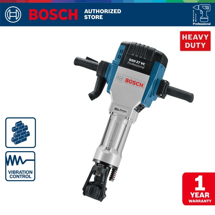 Bor Bobok Beton Jack Hammer 28 mm Bosch GSH 27 VC Bor Bobok Beton Jack Hammer Sepeda Motor