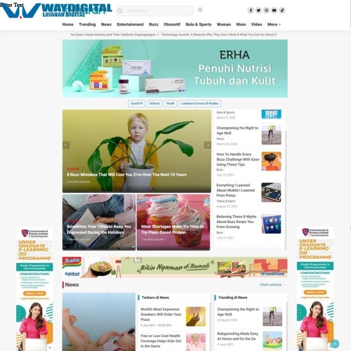 Kobaran Wordpress Theme Berita Mirip Kumparan - LISENSI ORIGINAL Murah
