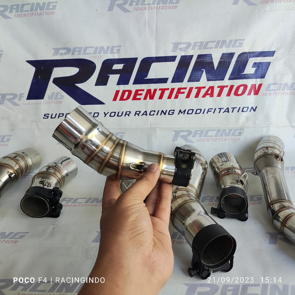 pipa slip on knalpot racing cbr 150 r facelift cbr k45 lokal ninja 250 karbufi cbr k45 lokal yamaha 