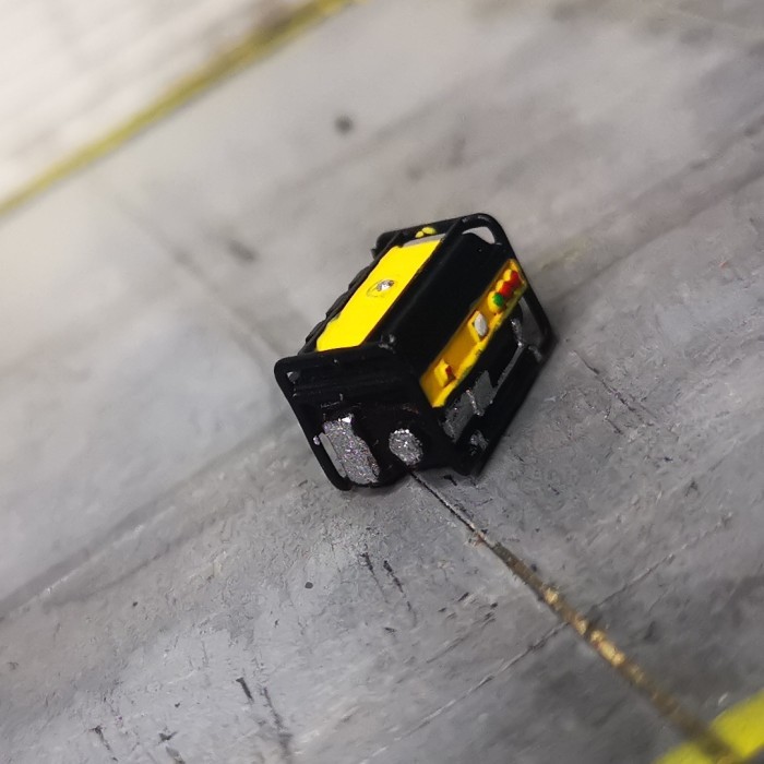 Miniatur Genset Generator Diorama Diecast Unpainted