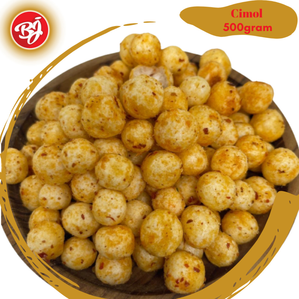 

Cimol Kering Original Pedas Daun Jeruk 500gram - Mang Meser