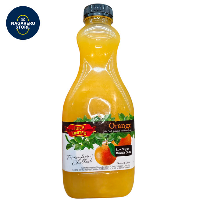 

Juice united berri juice orange low sugar 1 liter