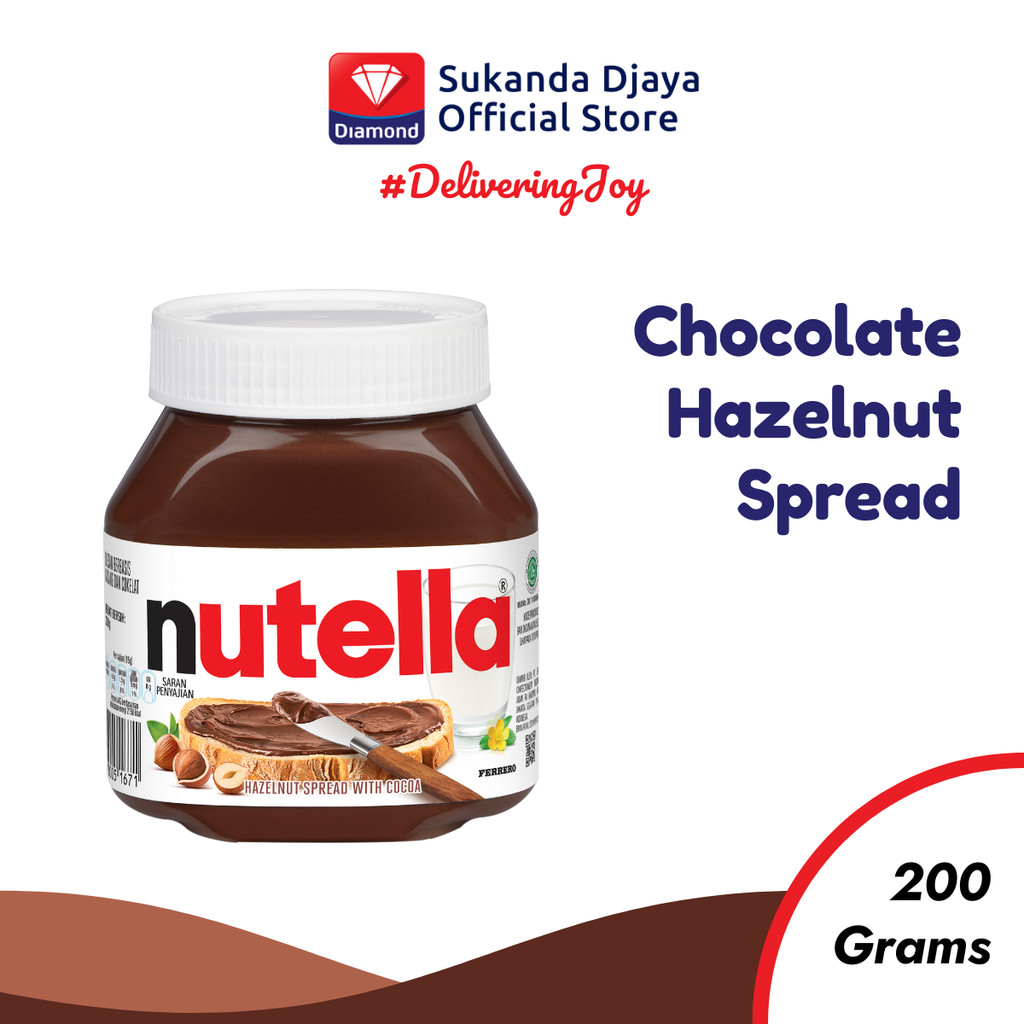 

Nutella Selai Chocolate Hazelnut Spread 200 Gr
