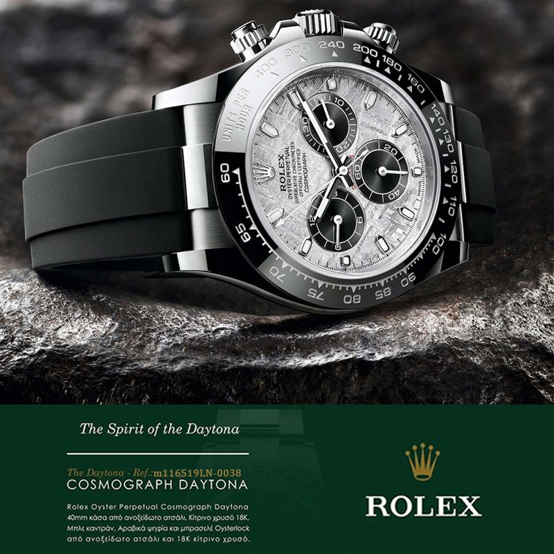 【Rolex 100% Asli】Terlaris Rolex Daytona Asli Jam Tangan Rolex Pria Cosmograph Daytona M116519LN-0038