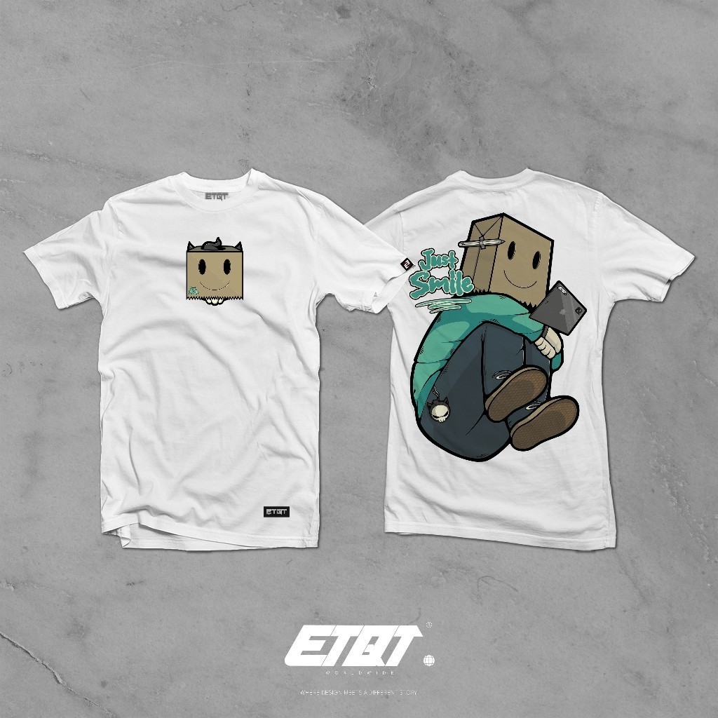 ETQT Anime Oversized Shirt - Unisex - ETQT Brand Shirt - Nekuro - Just Smile