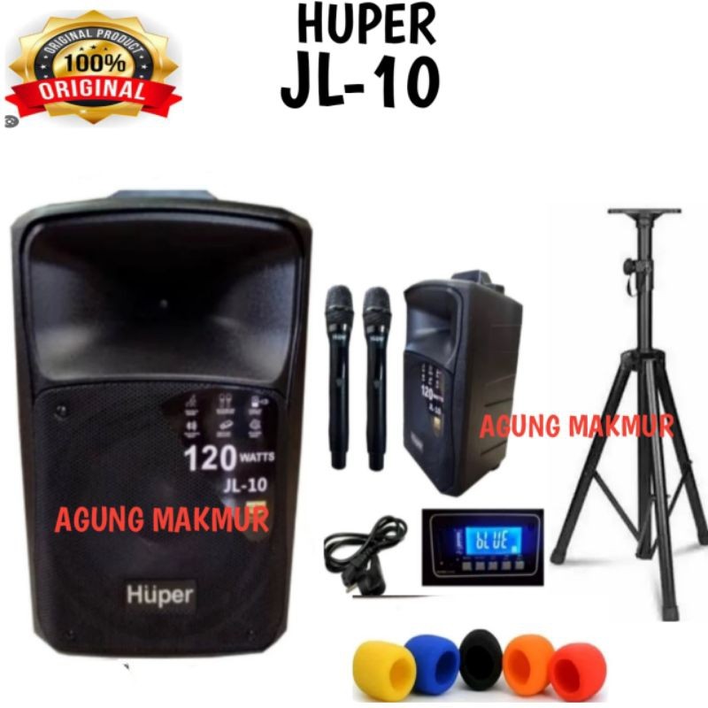 Restok Speaker Portable Active Huper JL-10 Original - Speaker Portable Huper JL10 - speaker Aktif Hu