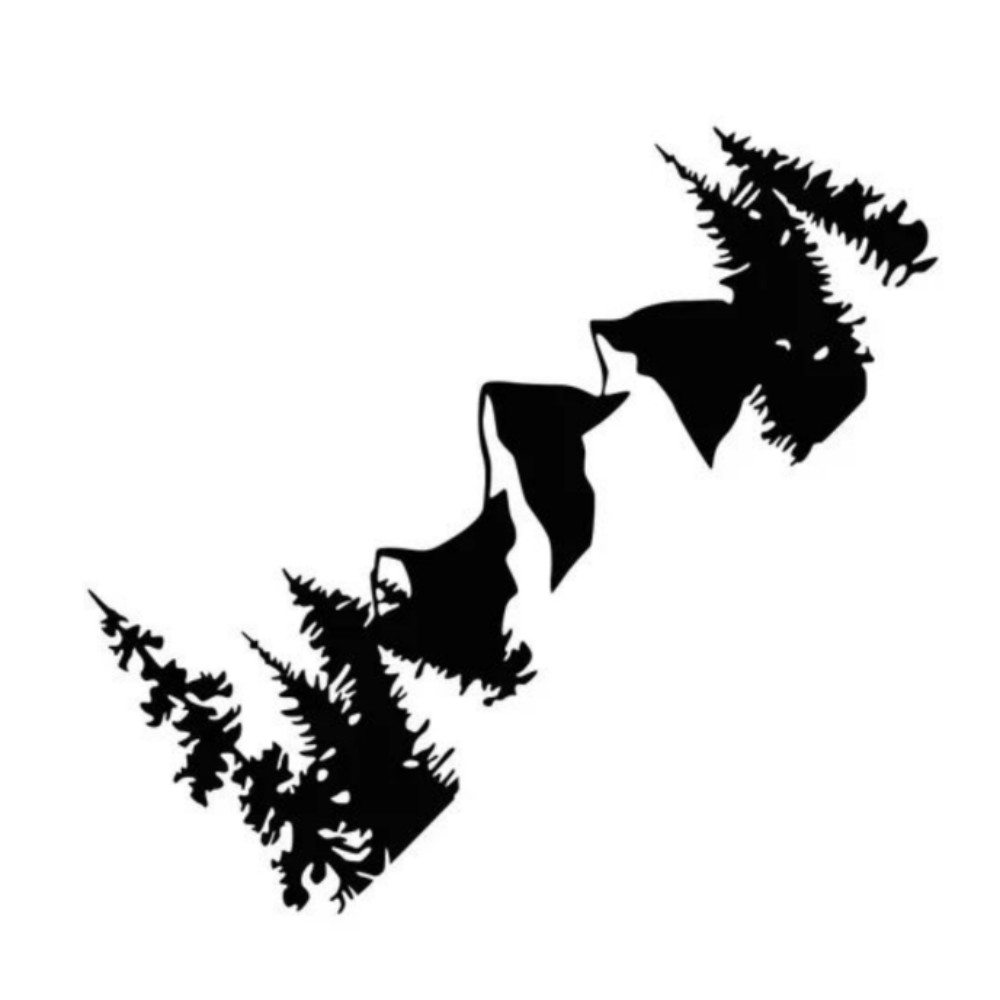 

Forest Mountain Graphics Car Stickers For Motorhome Horsebox Caravan RV Camper Van Body Decor Vinyl Decals Accessories