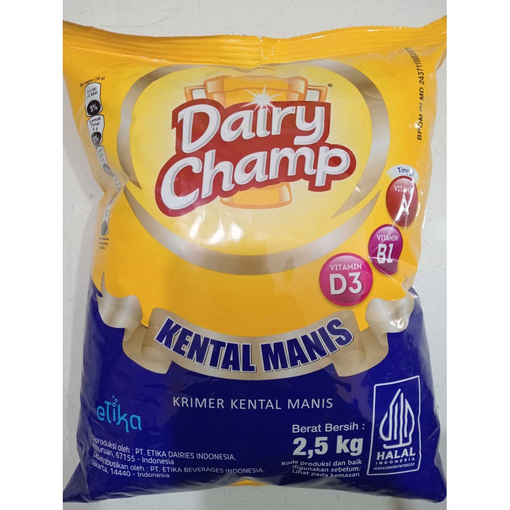 

dairy champ 2.5kg bag