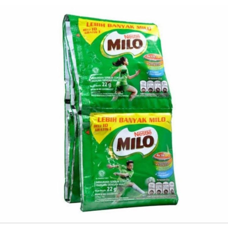 

Milo Sachet Renceng Isi 10 Pcs x 22 gram - Sembakoku Semarang