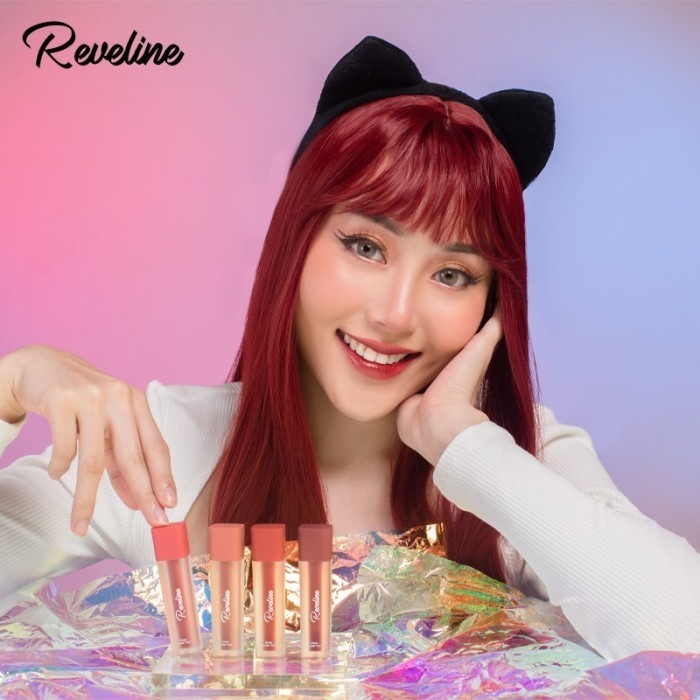 promo  -REVELINE Plump Tint with STAIN FORMULA | Lip Liptint - HUMBLE
