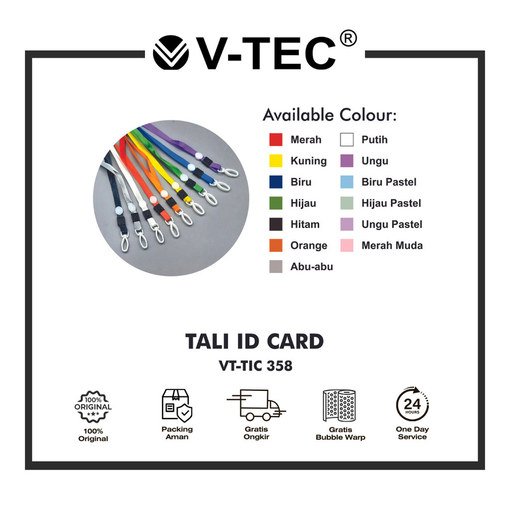 

V-TEC TALI GANTUNGAN ID CARD 358 PER PCS