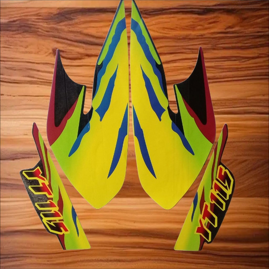 Stiker stripping striping decal graphic Yamaha trail YT115 YT 115 model original detail ori