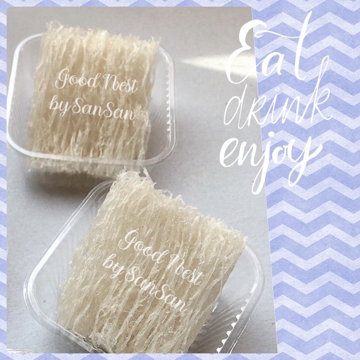 

Natural Birdsnest (Ready to Cook), Best Seller, Walet 9 gram/pcs - 18 Gram