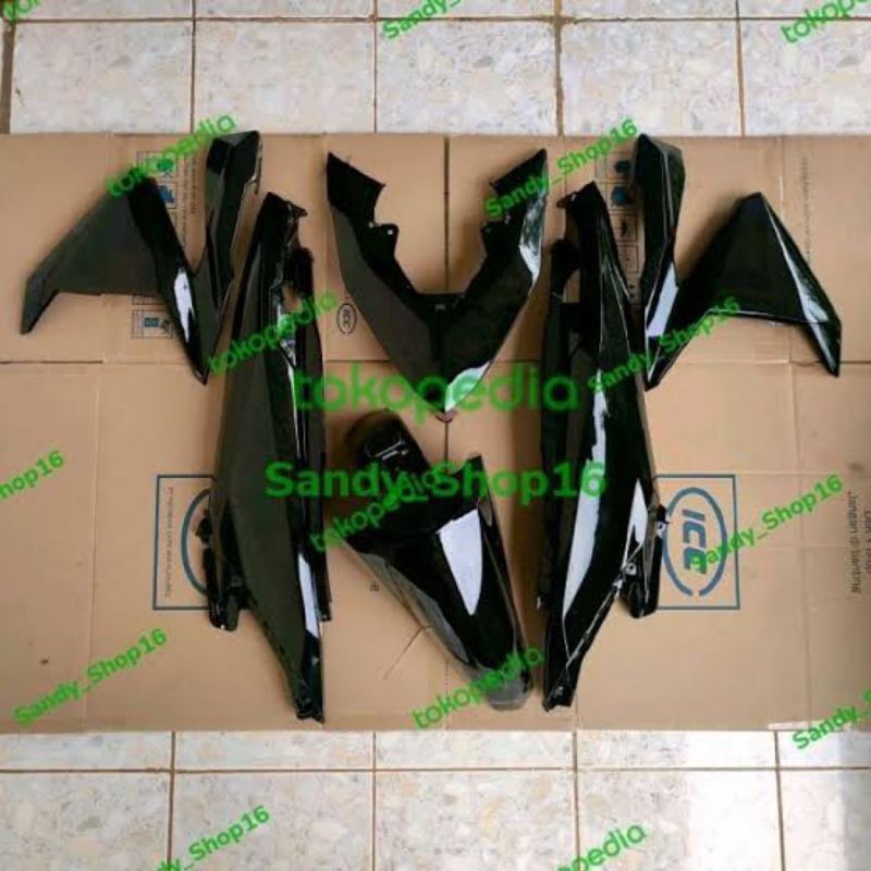 Paket cover dek bodi body tebeng sayap spakbor panel HONDA VARIO 125 150 LED OLD LAMA 2015 - 2017 Be