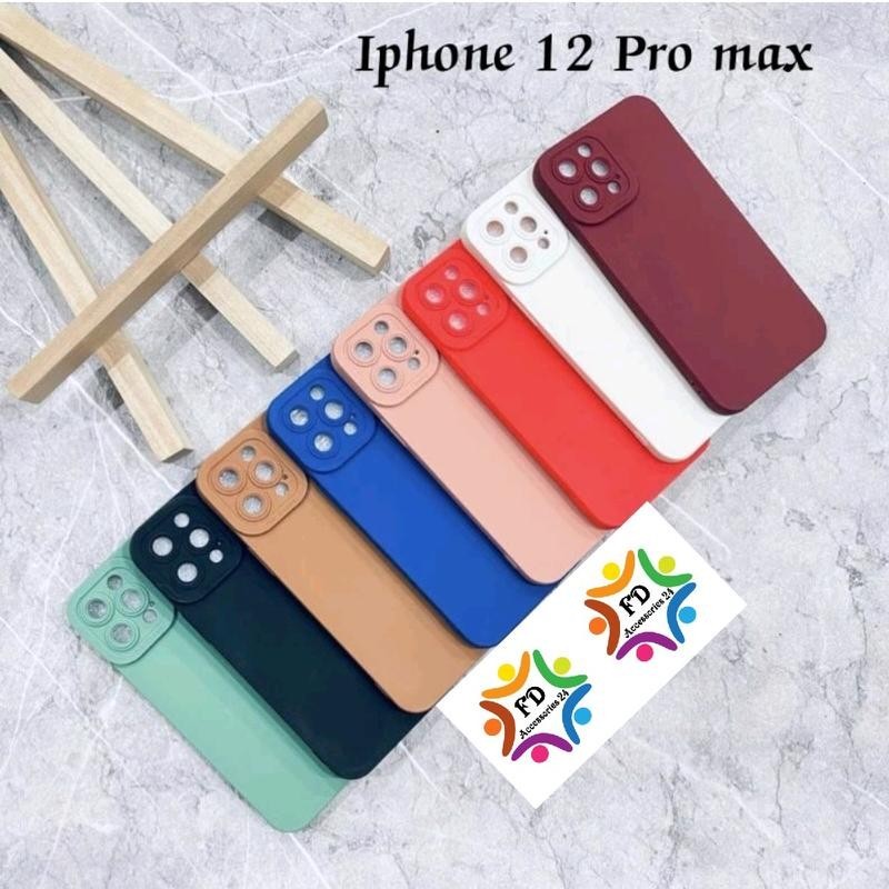 SoftCase Macaron Untuk Hp Iphone 12 Pro Max Tpu Procamera