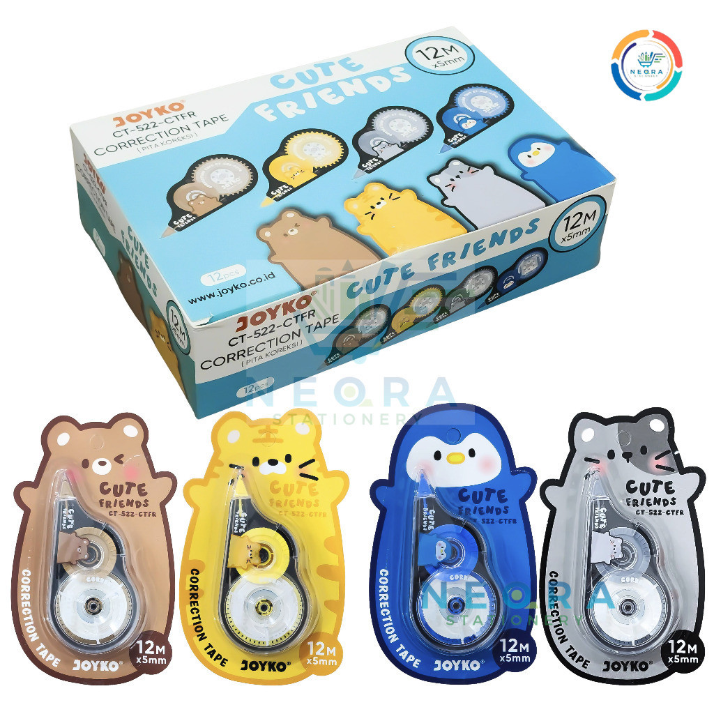

Joyko Correction Tape / Pita Koreksi CT-522 CTFR @ 1 Pc