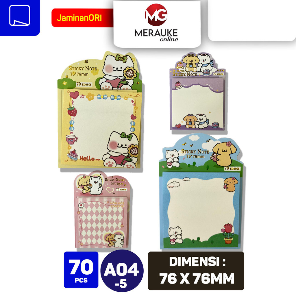 

JIN NA XING Sticky Notes PUPPY A04-5