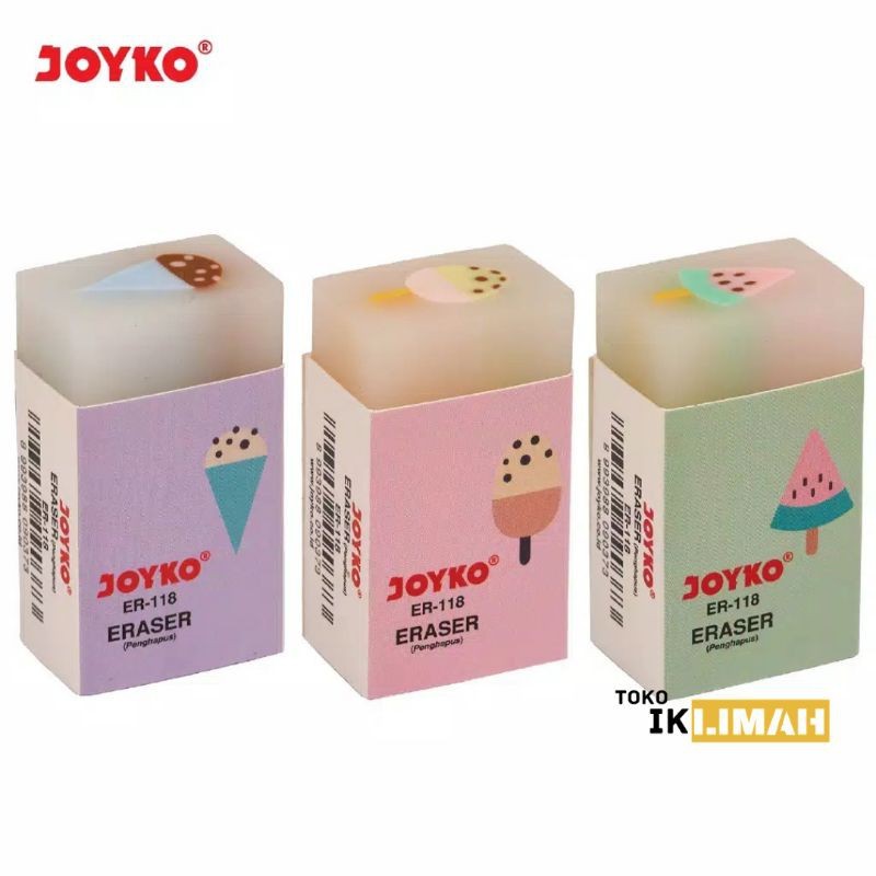 

Penghapus Pensil Besar Joyko [ER-118/1 Pcs] / Eraser Pencils Big / Penghapus Pinsil Joyko JumboLucu / Alat Tulis Sekolah / Stip 2B Pingsil Joyko