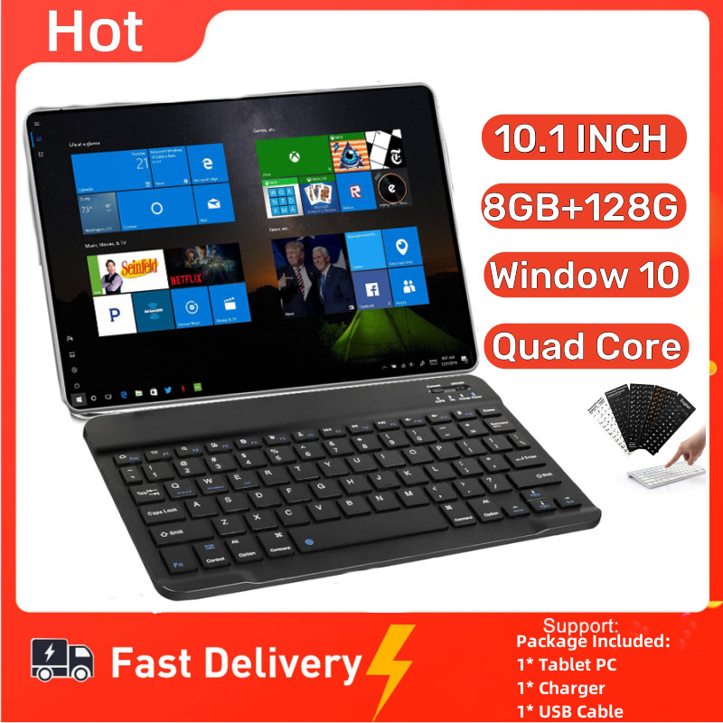 Top Sales AR10 Windows 10 Tablet PC 10 IN  8GB RAM 128GB ROM x5-Z8300 CPU 64-Bit Quad Core Dual Came