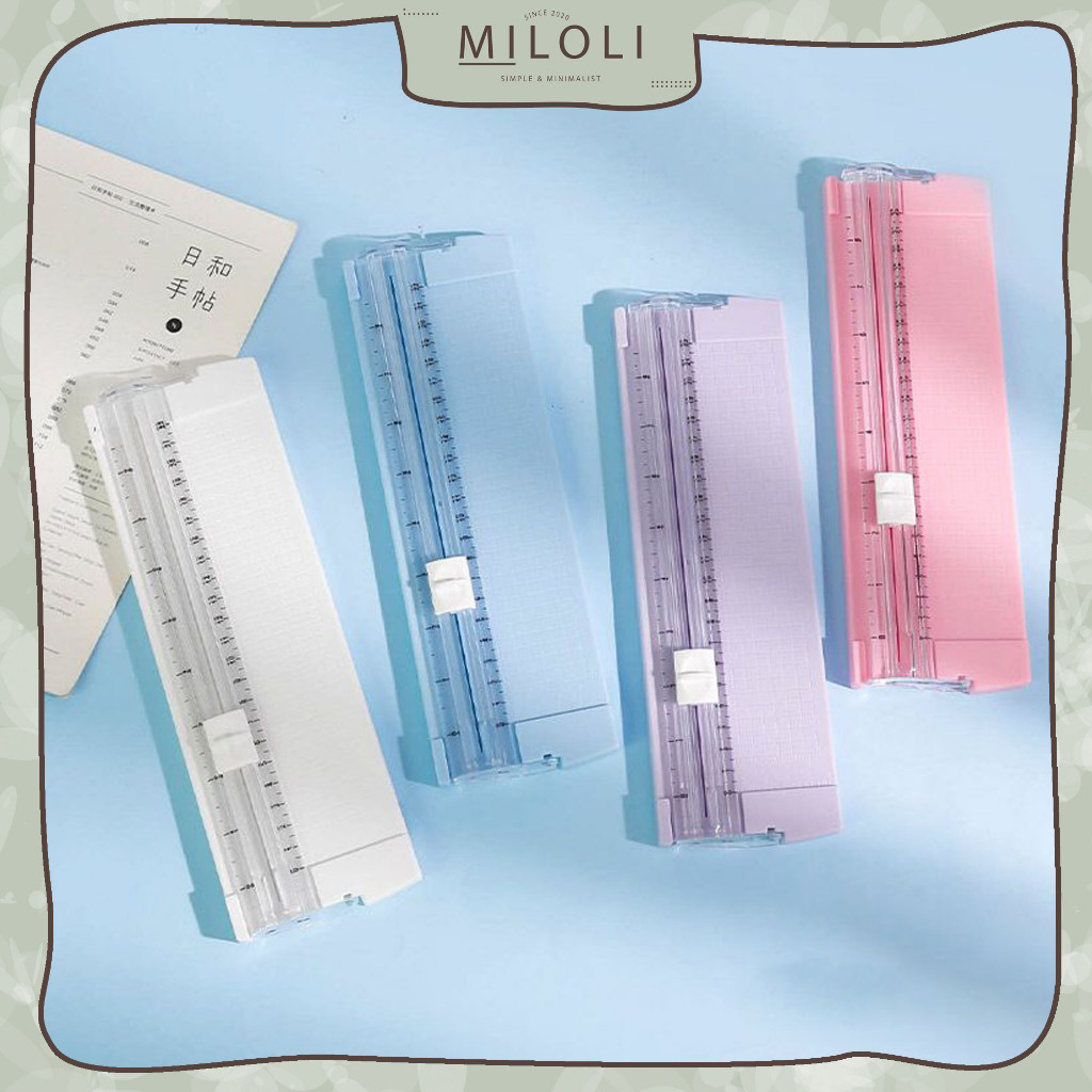 

New [MILOLI] Paper Cutter Korean Style Paper Trimmer Desktop Cutter Knife - F0203Premium