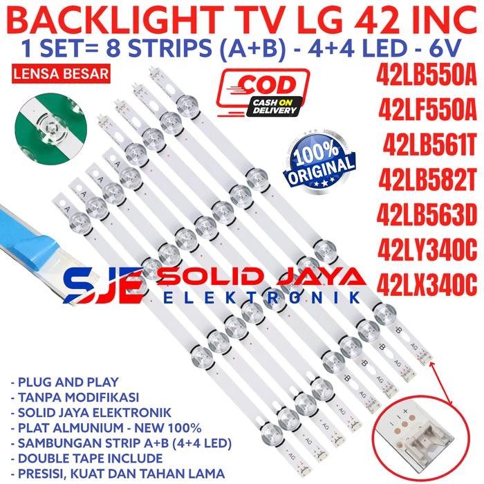 Ready Stok BACKLIGHT TV LG 42 INC 42LB550 42LF550 42LB561 42LB563 42LB582 42LY340 42LX340 LAMPU BL L