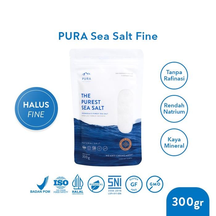 

Sale Pura Sea Salt Fine (300gr) - Garam Laut Halus - Organik - Natural - Garam Laut Murni - Rendah Natrium - Pura Sea Salt - 1 Halus Terlaris