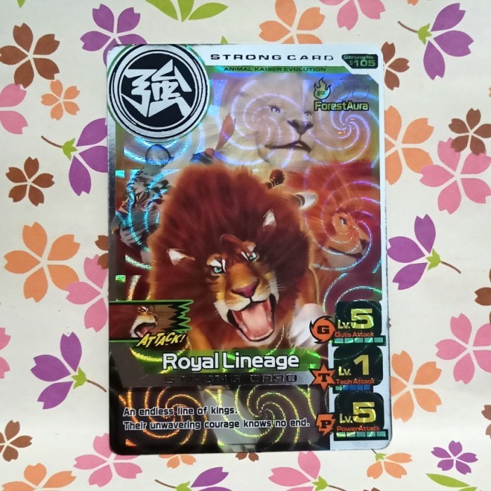 animal kaiser silver strong card royal lineage ( apollo ) evo 3