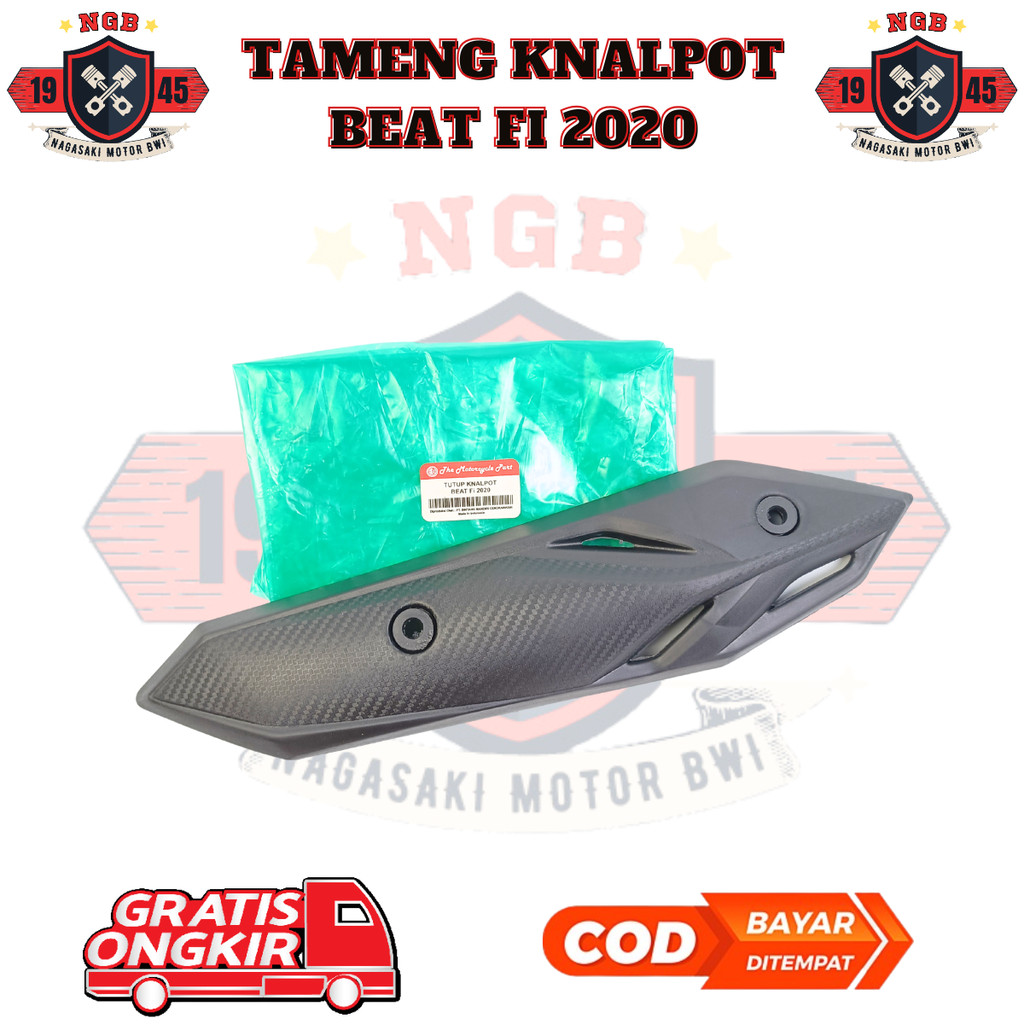 Tutup Knalpot Honda Beat Fi 2020 - Tutup Kenalpot Motor Beat Fi 2020 Original Variasi Motor
