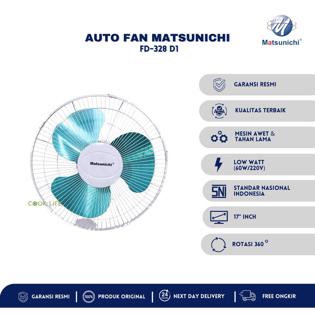 Kipas Angin D-1 Matsunichi Orbit Bergaransi Kipas Angin Plafon Matsunichi Kipas Angin Dinding Kipas 