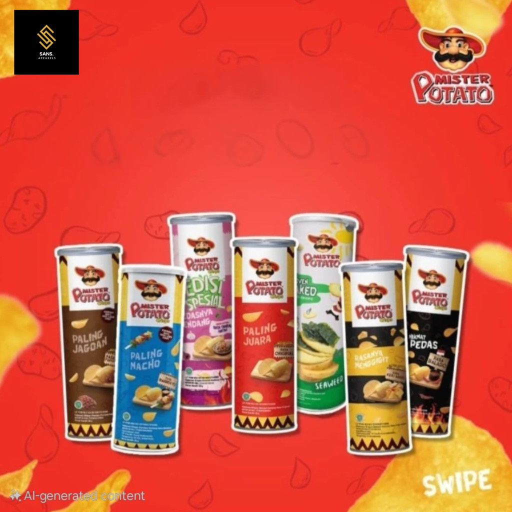 

Snack Keripik Kentang MR Potateee
