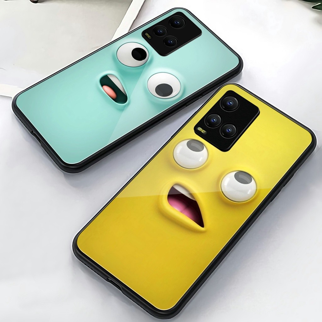 G258 Softcase Glossy Case Vivo Y22 y21 y21s Y16 Y35 y53s y20 y20s T1 5G y30 y50 y51 2020 v21 v20 v20