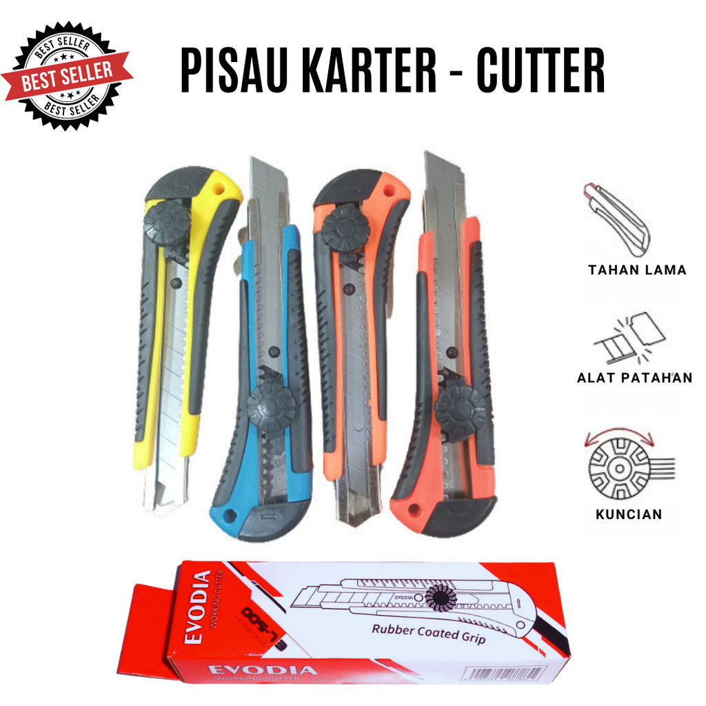 

Pisau Cutter Joyko / Karter / Refill Cutter Joyko Besar / Isi Cutter / Super Sharp / Kuat dan Tahan Lama / Cod / Duta Gemilang