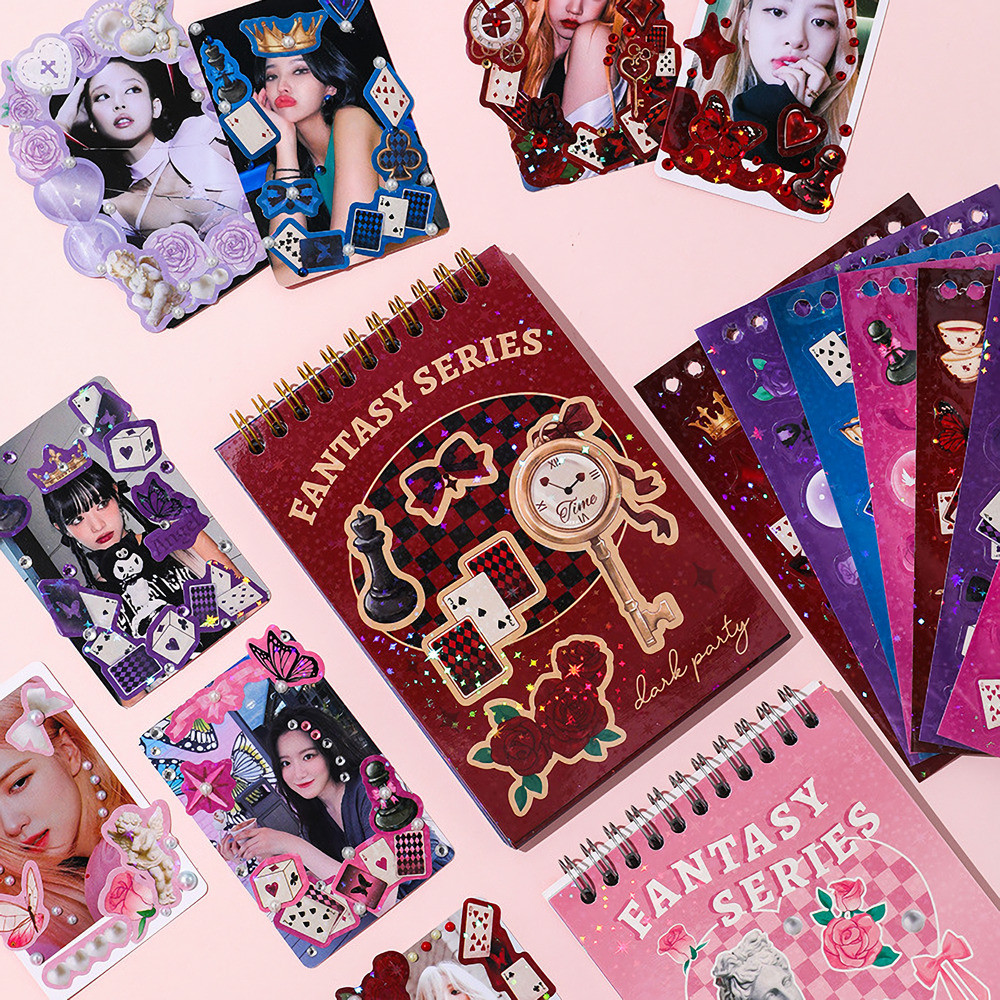 

30 Sheets Korean Style Premium Hologram Sticker Book Shiny Cute for Scrapbooking Journaling Photocard Decoration Toploader Deco