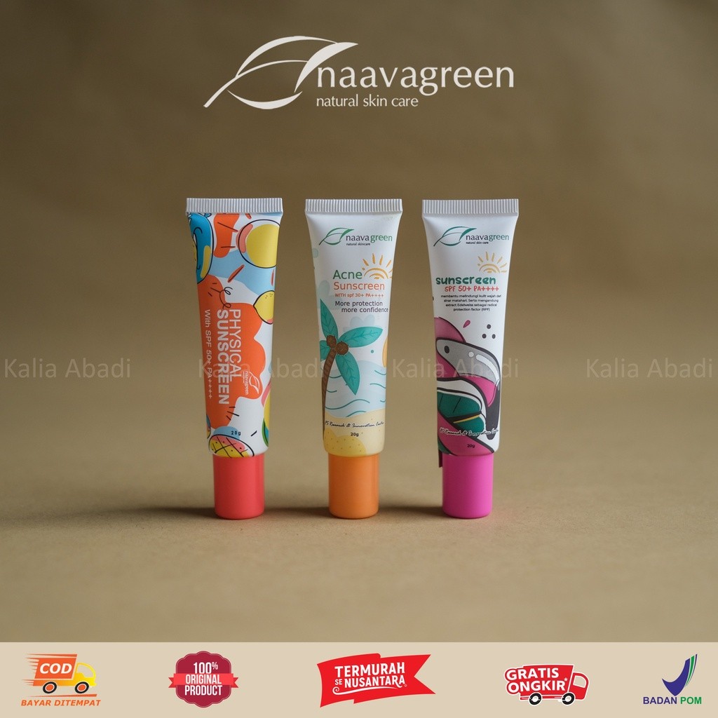 NAAVAGREEN SUNSCREEN / TIRAI / SUNBLOCK / TABIR SURYA - NAVAGREEN - NAVA GREEN - NAVAAGREEN - NAVAA 