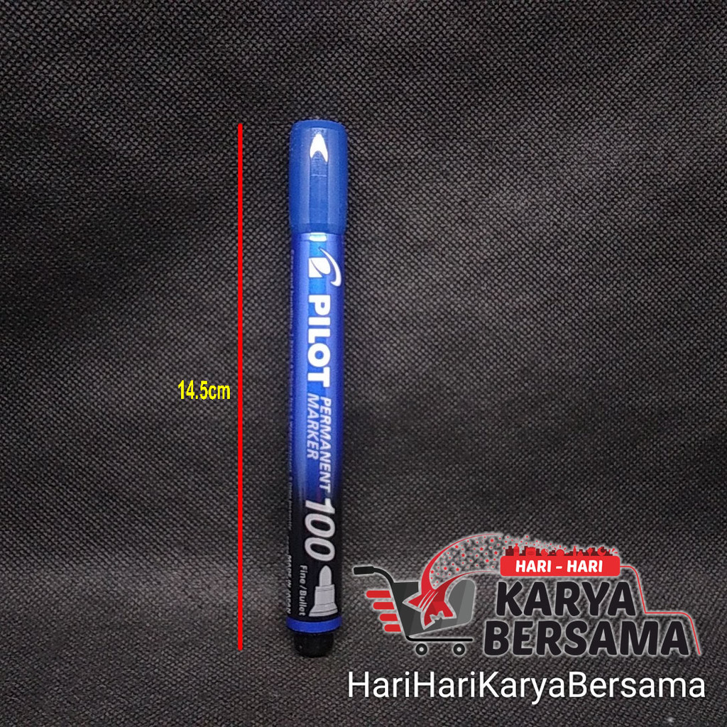 

ALAT TULIS SPIDOL PILOT PERMANENT MARKER SCA-100 WARNA BLUE 1PCS