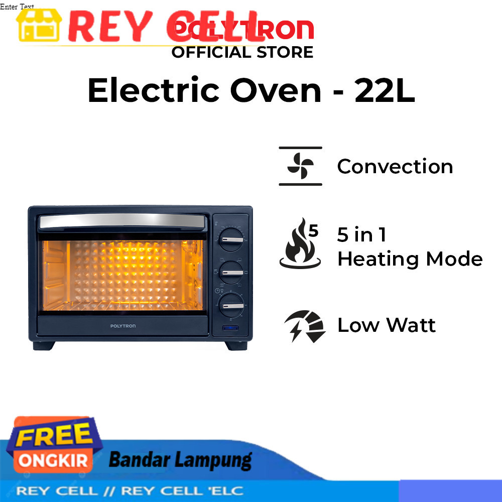 Polytron Kitchenmate Oven Listrik 22 Liter PEO 22B1B