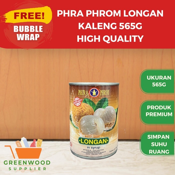 

[KARTON] Phra Phrom Longan Kaleng 565G [SAMEDAY]