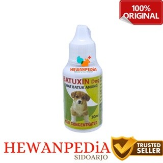 BATUXIN DOG - Obat Tetes Batuk Flu Pilek Anjing Puppies Hewanpedia Obat Kucing Anjing Sapi Kambing K