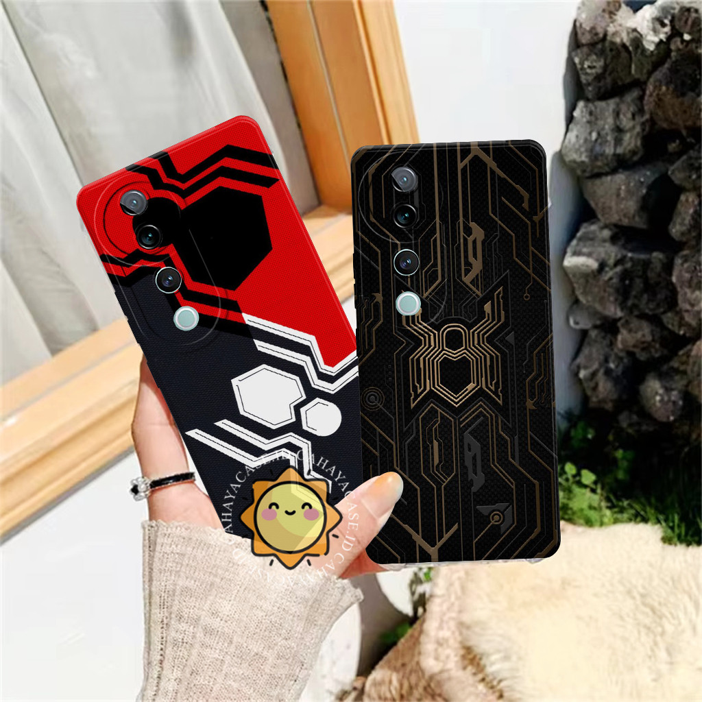 Kesing Hp Vivo V40 / V40pro 5g Prokamera Case Bumper Motif Sp1derm4n