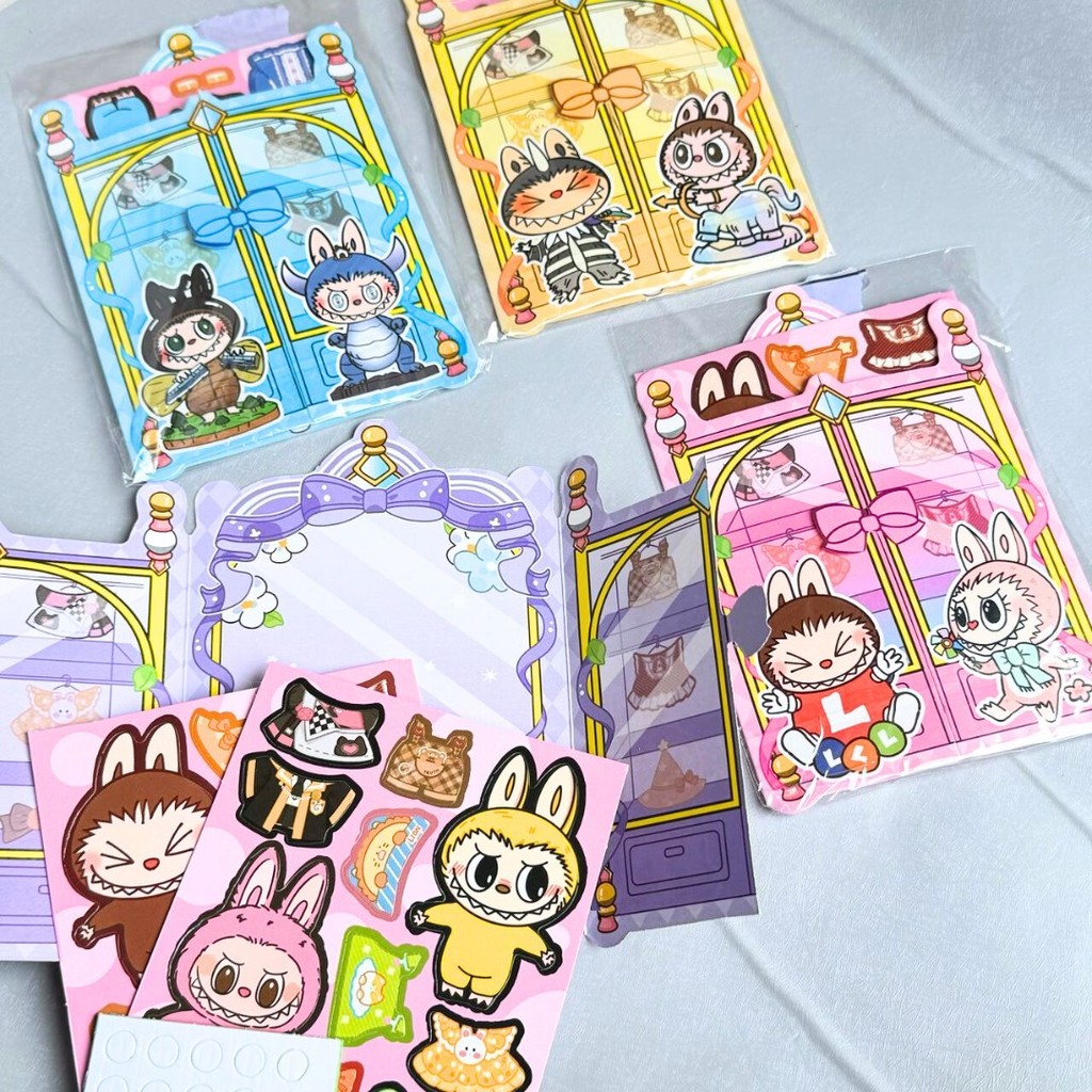 

FUN DIY LABUBU MAGIC WARDROBE mainan anak karakter lemari baju cfc