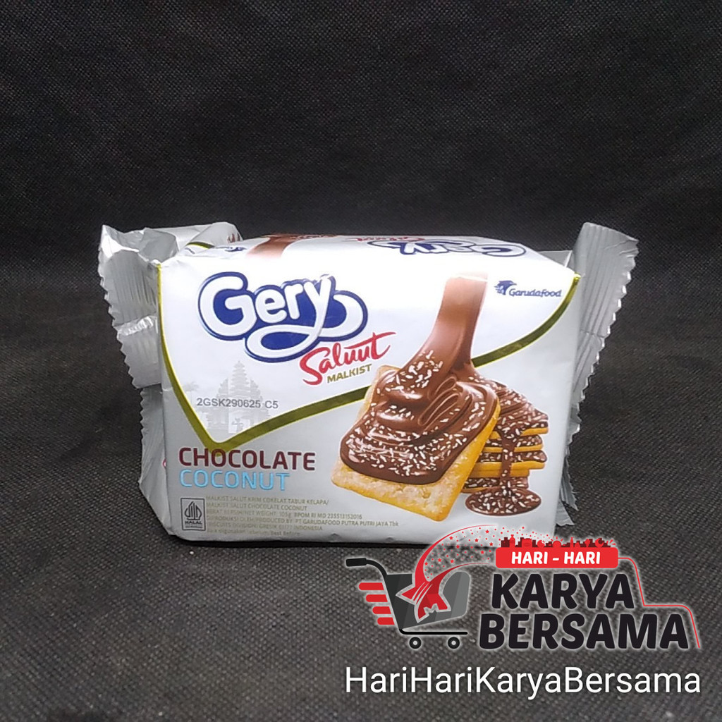 

BISKUIT GERY SALUUT MALKIST CHOCOLATE COCONUT 105GR