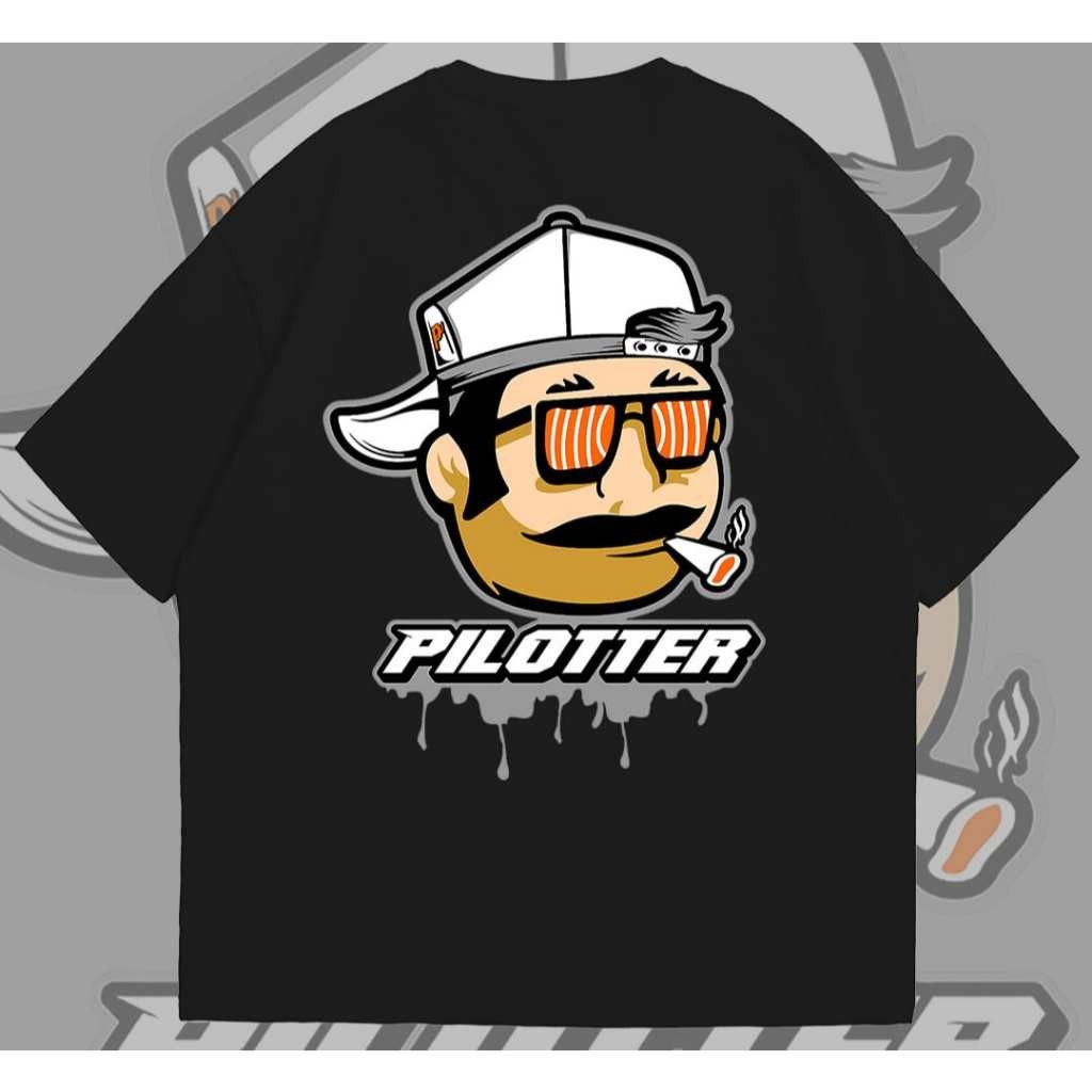 Kaos Pria Wanita Distro Piloter Premium 100% Tebal