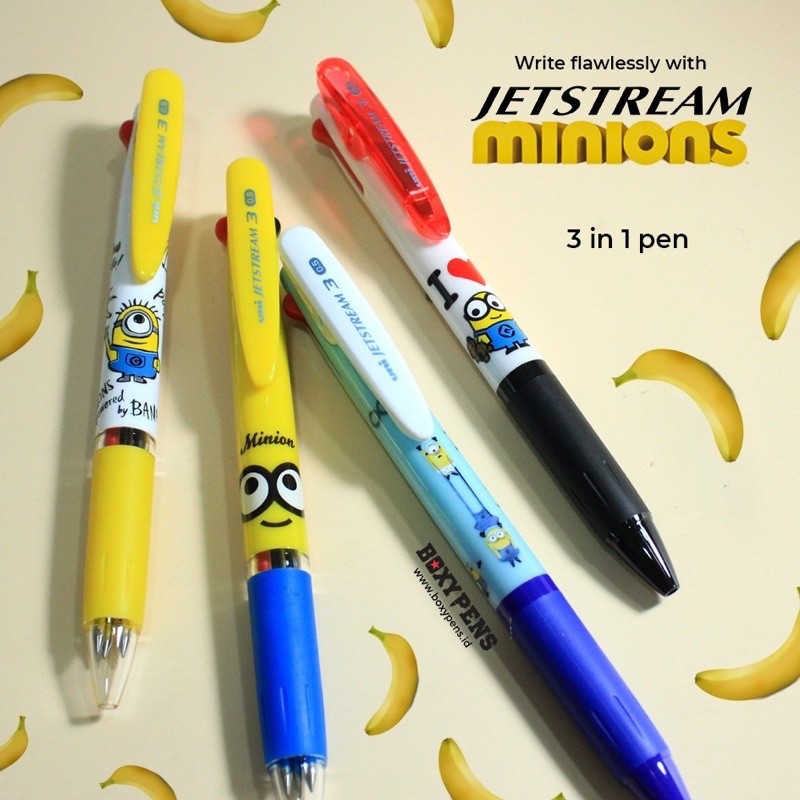 

Jetstream 3 Color Minion Papoy Banana Series 0.5 JAPAN