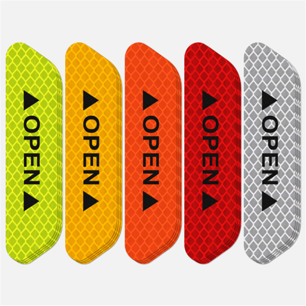 4pcs Car Reflective Tape Warning Mark for BMW 3-series M240i M140i Z4 X5 X4 X2 X3 530i 128i i8